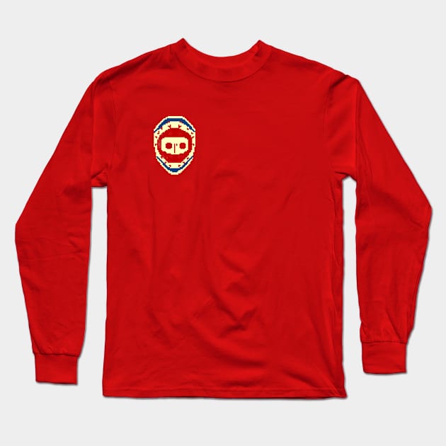 Ken Dryden pixel mask Long Sleeve T-Shirt by Bee-